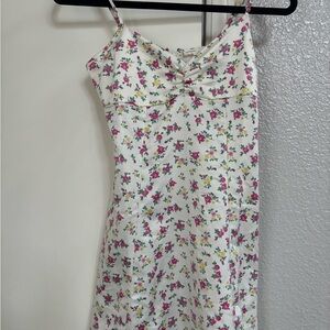 NWOT Aeropostale White and Pink Floral Mini Dress
